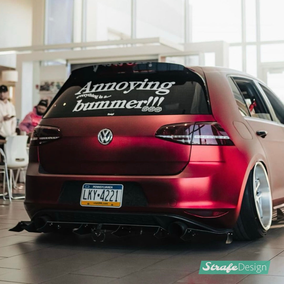 (2015-2021) Volkswagen MK7/7.5 Golf/GTI/Golf R –– Wing Extension